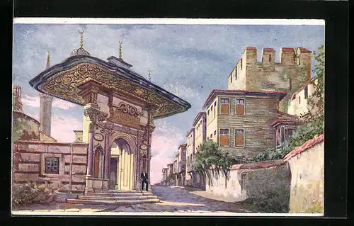 AK Constantinople, La porte de Ste-Sophie