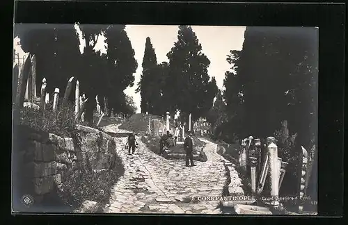 AK Constantinople, Grand Cimetière d`Eyoub