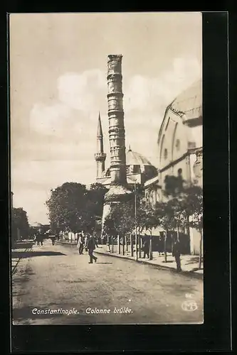 AK Constantinople, Colonne brûlée