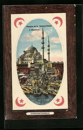 AK Constantinople, Mosque de la Sultane Validé à Stamboul