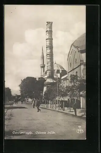 AK Constantinople, Colonne brûlée