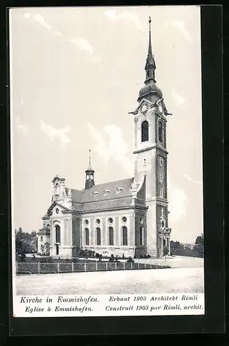 AK Emmishofen, Partie an der Kirche