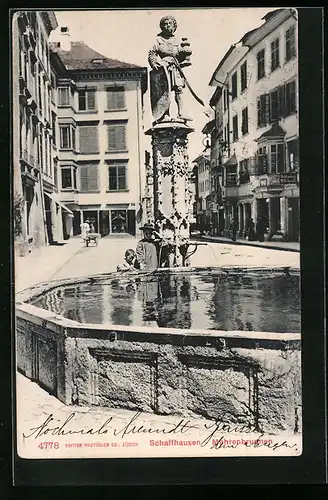 AK Schaffhausen, Partie am Mohrenbrunnen