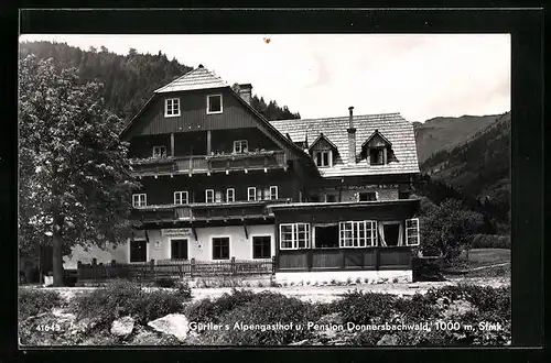 AK Donnersbachwald, Gürtler's Alpengasthof