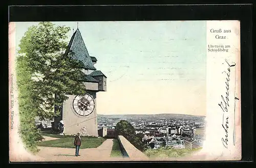 AK Graz, Uhrturm am Schlossberg