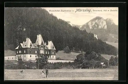 AK Mürzsteg, Kaiserliches Jagdschloss