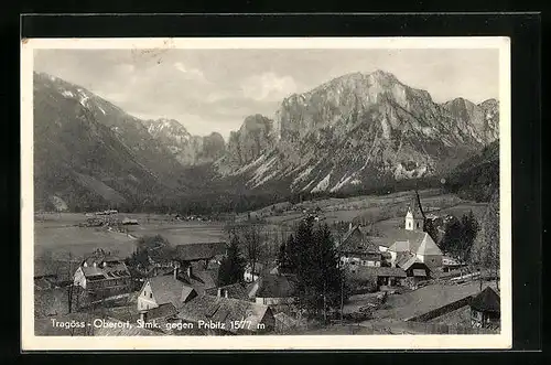 AK Tragöss-Oberort, Panorama mit Pribitz