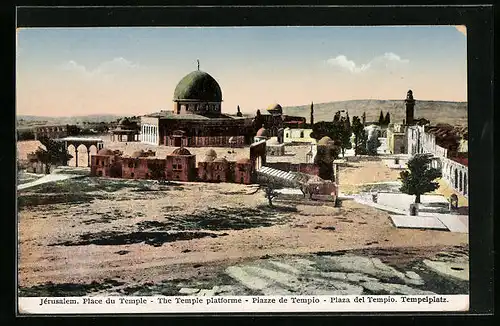 AK Jérusalem, Place du Temple