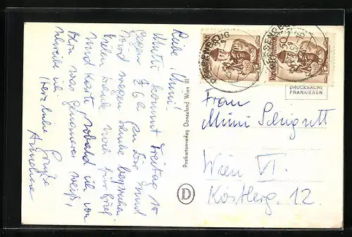 AK Persenbeug, Panorama des Ortes