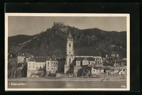 AK Dürnstein, Panorama des Ortes