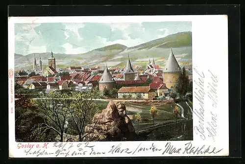 AK Goslar a. H., Gesamtansicht