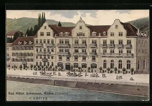 AK Baden, Bad-Hotel Schwanen