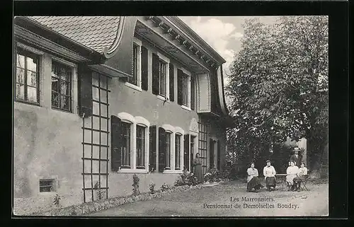 AK Boudry, Les Marronniers, Pensionat de Demoiselles