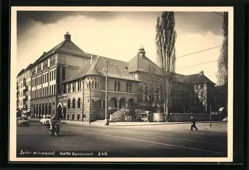 AK Berlin-Wilmersdorf, Goethe Gymnasium
