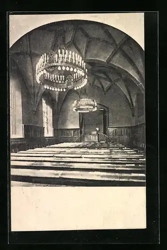 AK Berlin, Handels-Hochschule, Spandauer Strasse, Kapelle