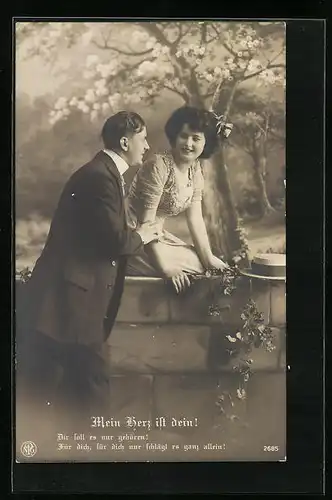 Foto-AK NPG Nr. 2685: Mein Herz ist dein!