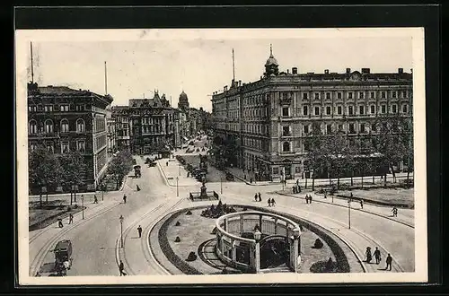 AK Berlin, Wilhelmplatz mit Hotel Kaiserhof