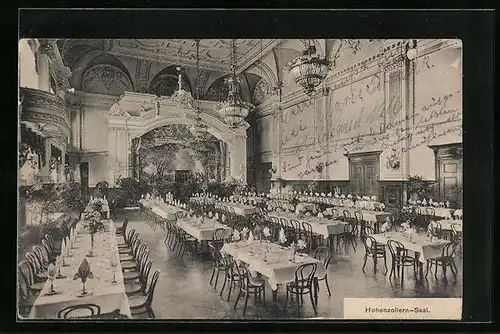 AK Berlin, Germania-Prachtsäle in der Chausseestrasse 10, Hohenzollern-Saal