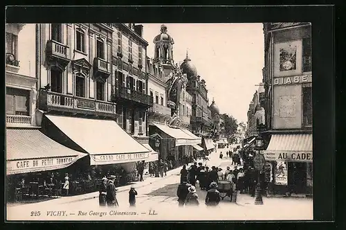 AK Vichy, Rue Georges Clémenceau
