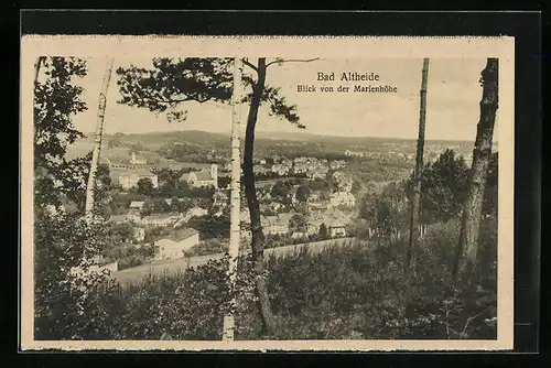 AK Bad Altheide, Blick von der Marienhöhe