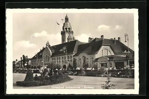 AK Swinemünde, Blick auf das Kurhaus und Casino