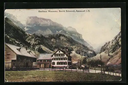 AK Schwende /Appenzell, Gasthaus Wasserau