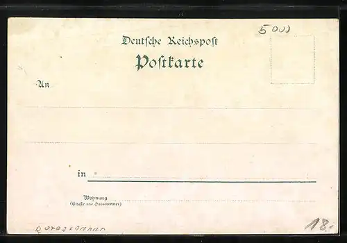 Lithographie Köln, St. Gereon-Kirche, Inneres Hauptbahnhof, Inneres St. Ursula