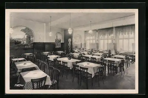 AK Buttstädt i. Th., Cafe Schollain, Innenansicht