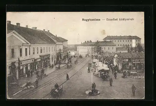 AK Nagykanizsa, Erzsébet királyné-tér