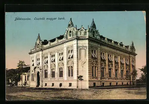 AK Békéscsaba, Osztrák magyar bank