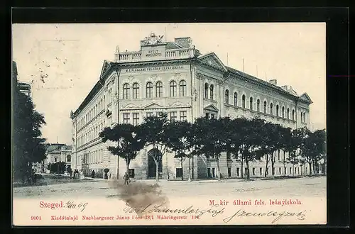 AK Szeged, M. kir. állami fels. leányiskola