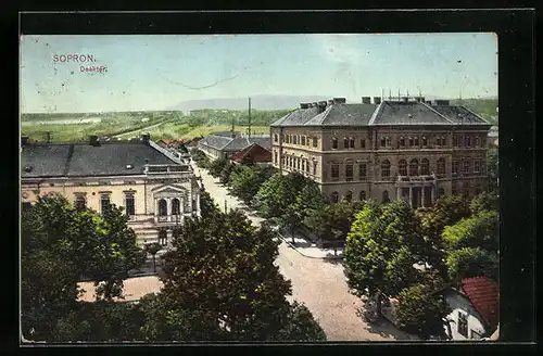 AK Sopron, Deakter aus der Vogelschau