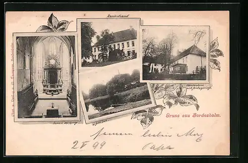 AK Bordesholm, Landratsamt, Am See, Inneres der Kirche