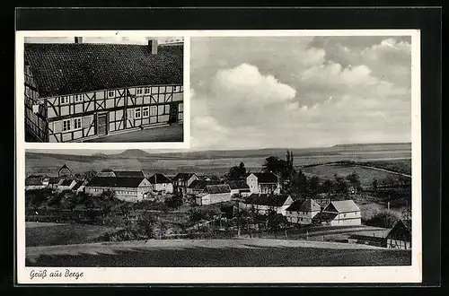 AK Berge b. Witzenhausen, Gasthof Georg Siebert, Teilansicht