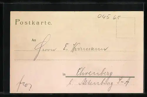 AK Regis, Ortsansicht mit Ratskeller und Kirche