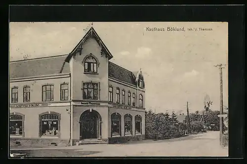 AK Böklund, Kaufhaus von J. Thomsen