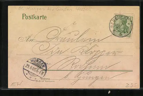 Lithographie Utphe, Schulhaus, Hauptstrasse, Totalansicht