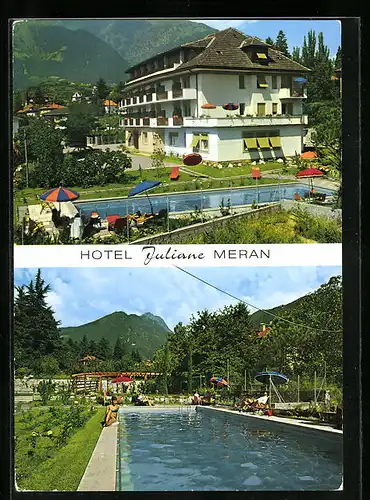AK Meran, Hotel Juliane, Feldweg 1