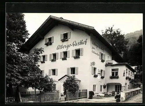 AK Elzenbaum-Sterzing, Gasthof zum Goldenen Löwen