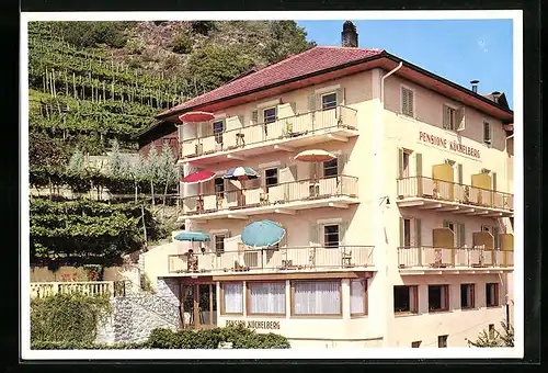 AK Meran, Hotel-Pension Küchelberg, Tappeinerweg