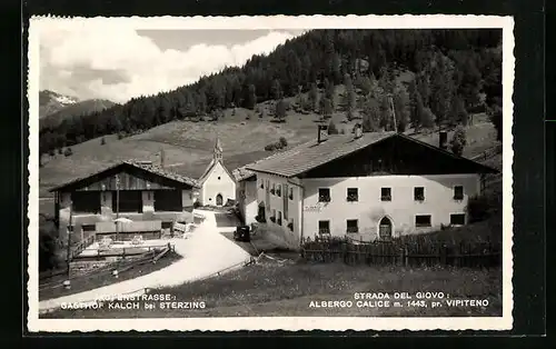 AK Kalch bei Sterzing, Gasthof Kalch an der Jaufenstrasse