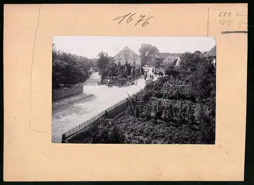 Fotografie Brück & Sohn Meissen, Ansicht Diera, Blick auf das Restaurant zur König Albert Eiche