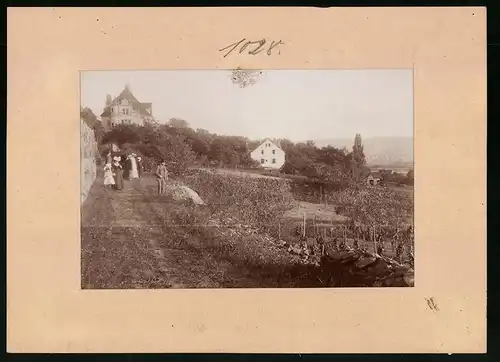 Fotografie Brück & Sohn Meissen, Ansicht Zitzschewig, Blick auf das Hohes Haus Emaus