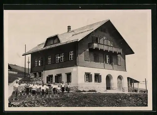 AK Ober-Tschappina /Graubünden, St. Galler Ferienkolonie