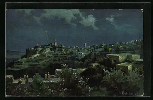 AK Bethlehem, Teilansicht bei Nacht