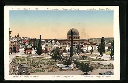 AK Jerusalem, Tempelplatz