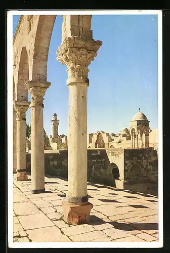 AK Jerusalem, Arches in the Place of the Temple