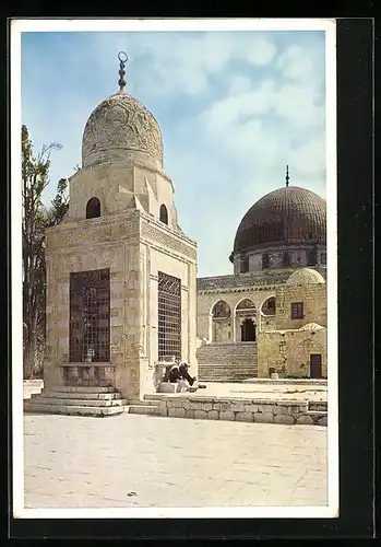 AK Jerusalem, Tempelplatz, Sebil Kait Bey (Brunnen)