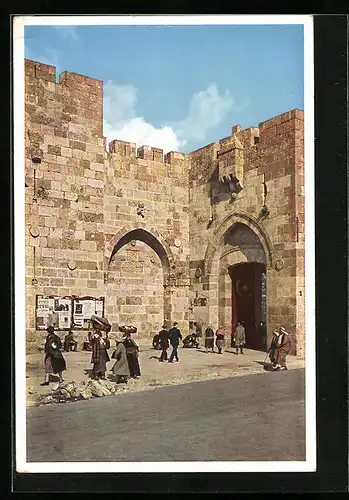 AK Jerusalem, Das Jaffa-Tor von aussen