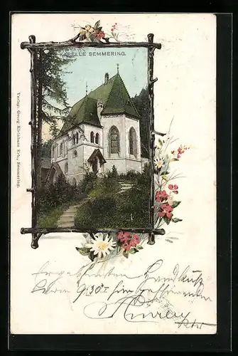 AK Semmering, Kapelle Semmering, Passepartout